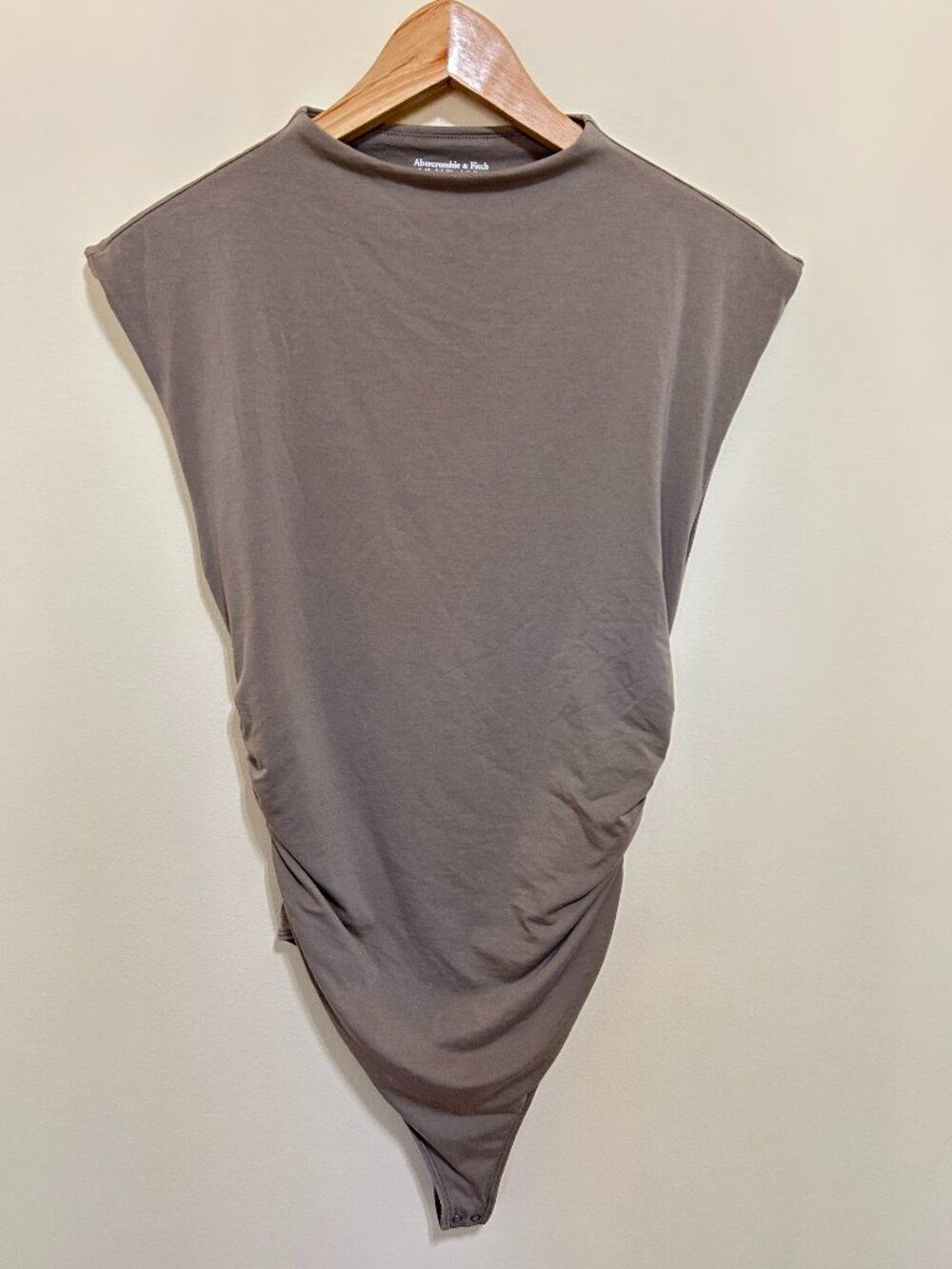 Abercrombie & Fitch | A&F Modal Blend Collection | Bodysuit Taupe Size L